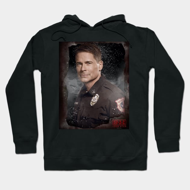 9-1-1: Lone Star - Captain Owen Strand - Burned Hoodie by vickytoriaq